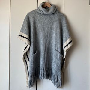 Steve Madden Fringe Poncho